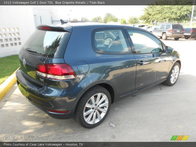 Blue Graphite Metallic / Titan Black 2013 Volkswagen Golf 2 Door TDI