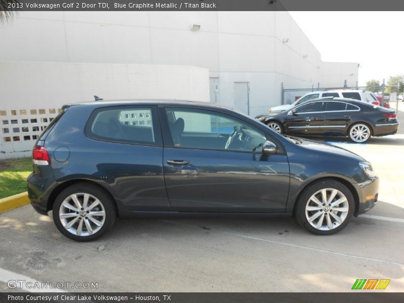 Blue Graphite Metallic / Titan Black 2013 Volkswagen Golf 2 Door TDI