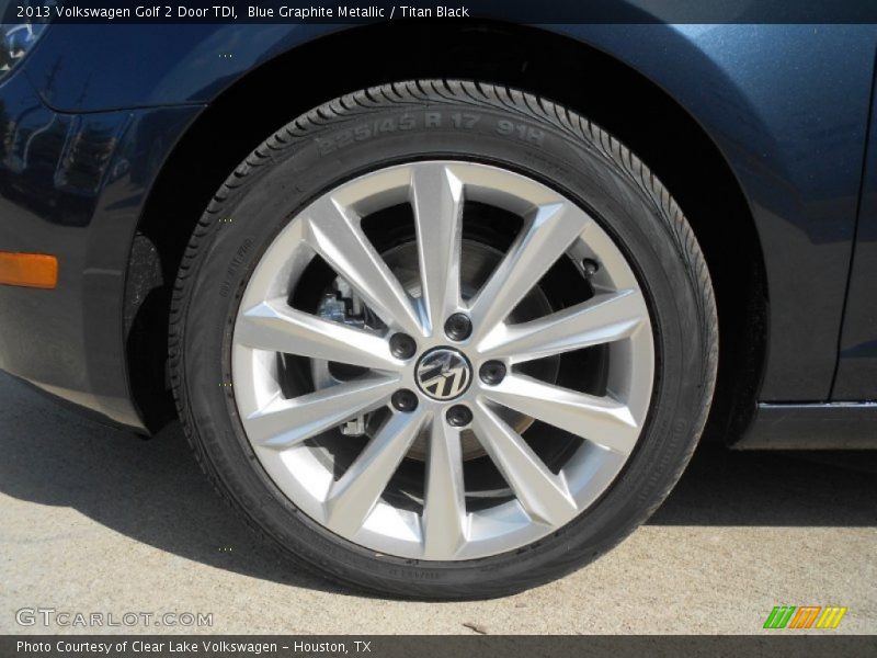 Blue Graphite Metallic / Titan Black 2013 Volkswagen Golf 2 Door TDI