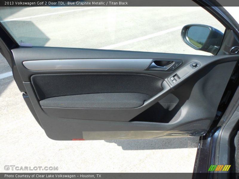 Blue Graphite Metallic / Titan Black 2013 Volkswagen Golf 2 Door TDI