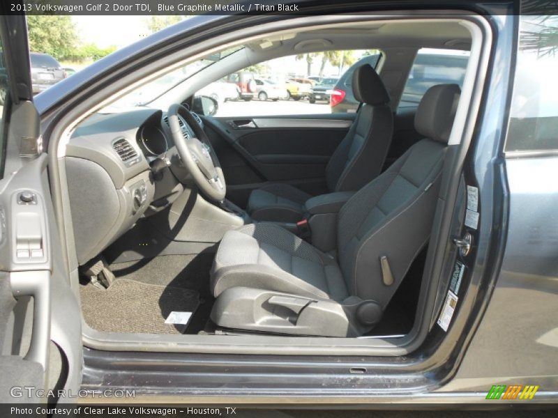 Blue Graphite Metallic / Titan Black 2013 Volkswagen Golf 2 Door TDI