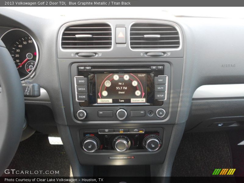 Blue Graphite Metallic / Titan Black 2013 Volkswagen Golf 2 Door TDI