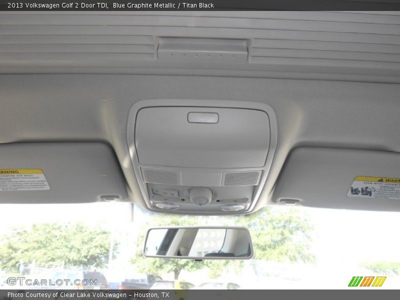 Blue Graphite Metallic / Titan Black 2013 Volkswagen Golf 2 Door TDI