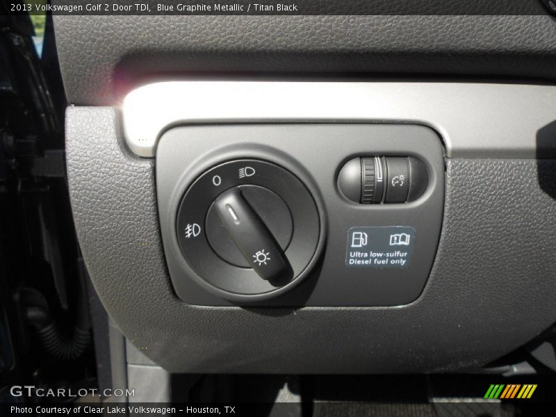 Blue Graphite Metallic / Titan Black 2013 Volkswagen Golf 2 Door TDI