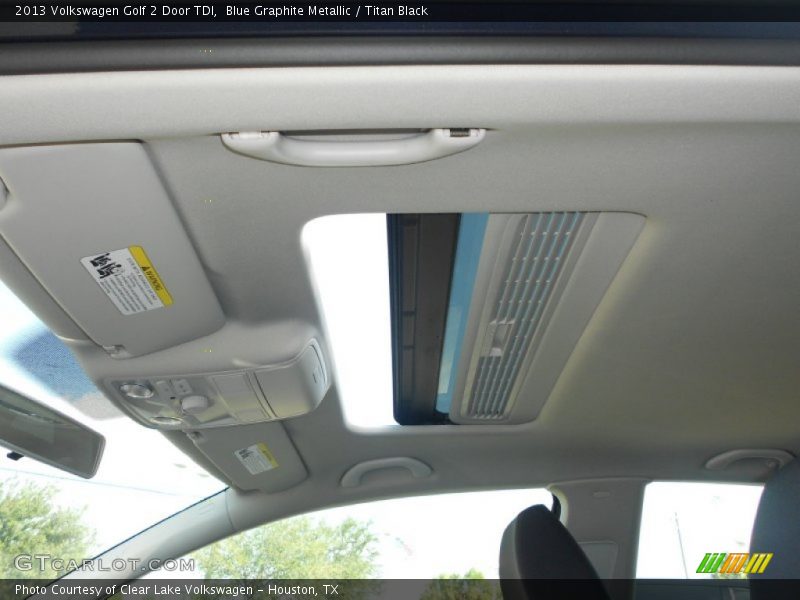 Blue Graphite Metallic / Titan Black 2013 Volkswagen Golf 2 Door TDI