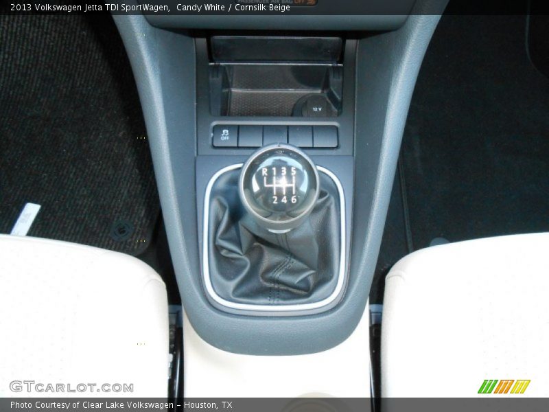 Candy White / Cornsilk Beige 2013 Volkswagen Jetta TDI SportWagen