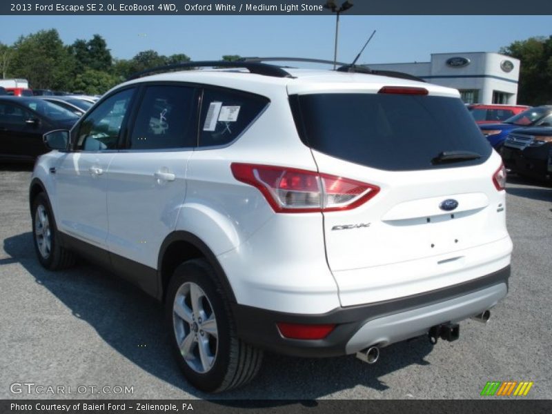 Oxford White / Medium Light Stone 2013 Ford Escape SE 2.0L EcoBoost 4WD