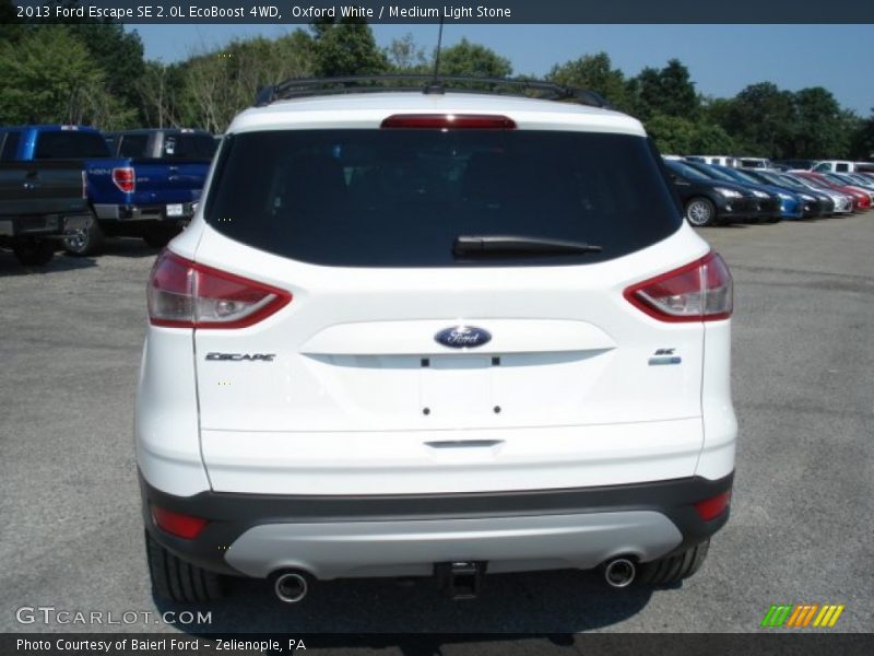Oxford White / Medium Light Stone 2013 Ford Escape SE 2.0L EcoBoost 4WD