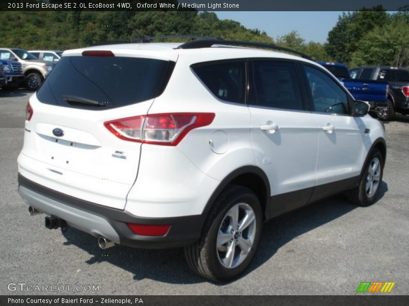 Oxford White / Medium Light Stone 2013 Ford Escape SE 2.0L EcoBoost 4WD