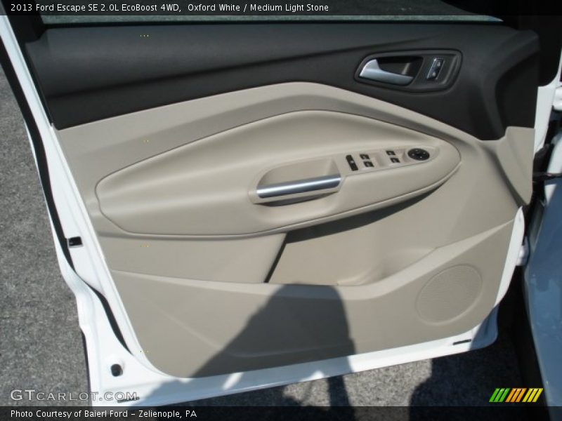 Oxford White / Medium Light Stone 2013 Ford Escape SE 2.0L EcoBoost 4WD