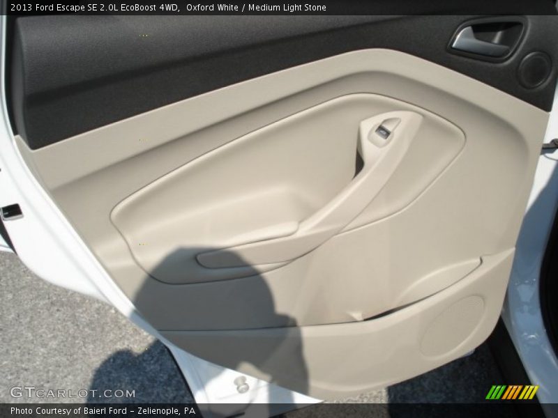 Oxford White / Medium Light Stone 2013 Ford Escape SE 2.0L EcoBoost 4WD