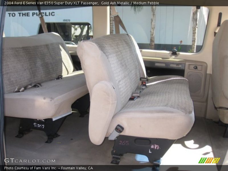 Gold Ash Metallic / Medium Pebble 2004 Ford E Series Van E350 Super Duty XLT Passenger