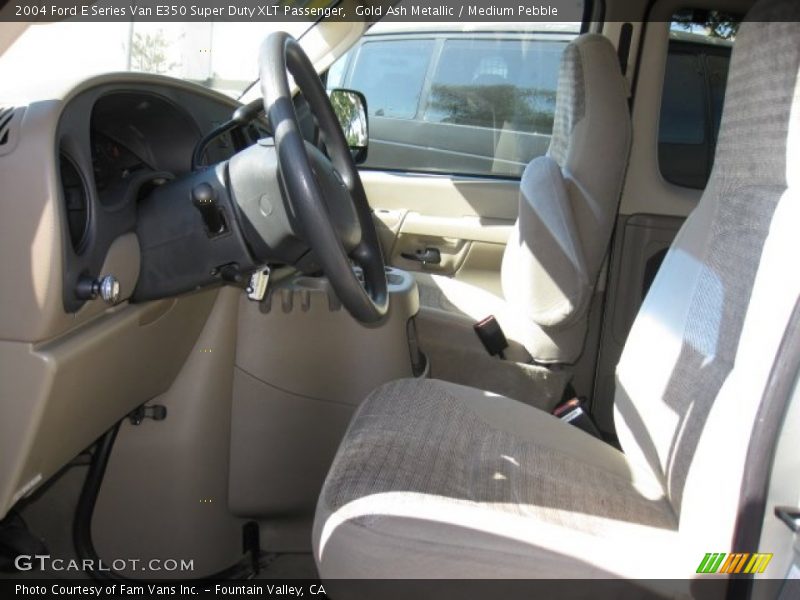 Gold Ash Metallic / Medium Pebble 2004 Ford E Series Van E350 Super Duty XLT Passenger