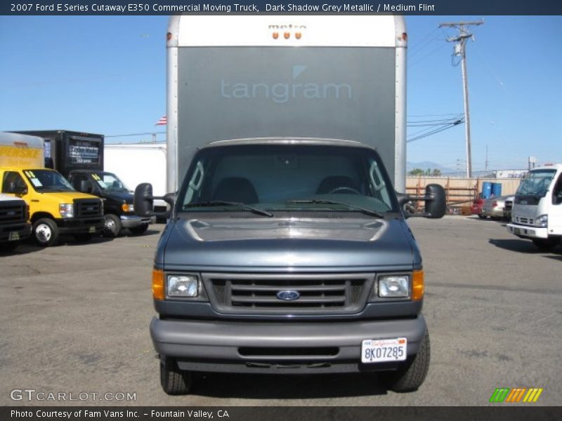 Dark Shadow Grey Metallic / Medium Flint 2007 Ford E Series Cutaway E350 Commercial Moving Truck