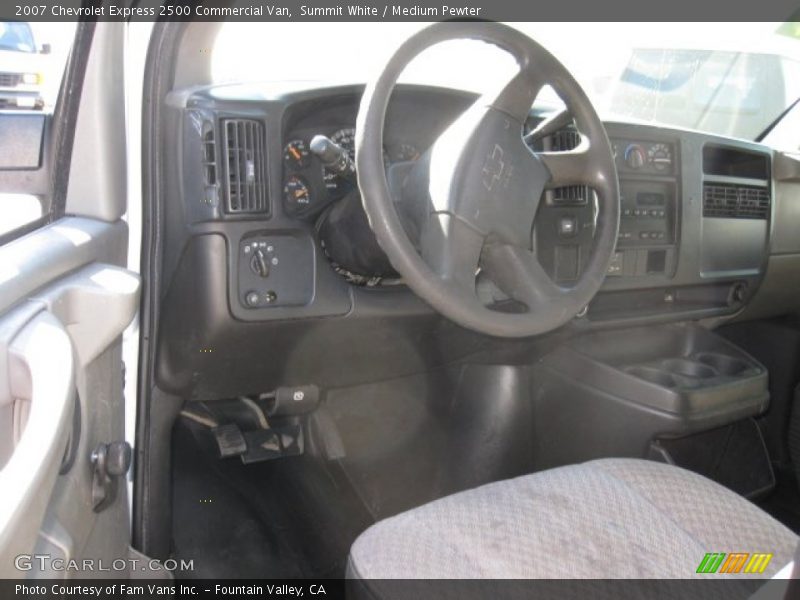 Summit White / Medium Pewter 2007 Chevrolet Express 2500 Commercial Van