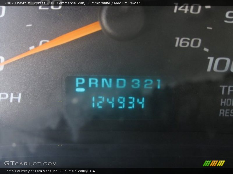 Summit White / Medium Pewter 2007 Chevrolet Express 2500 Commercial Van