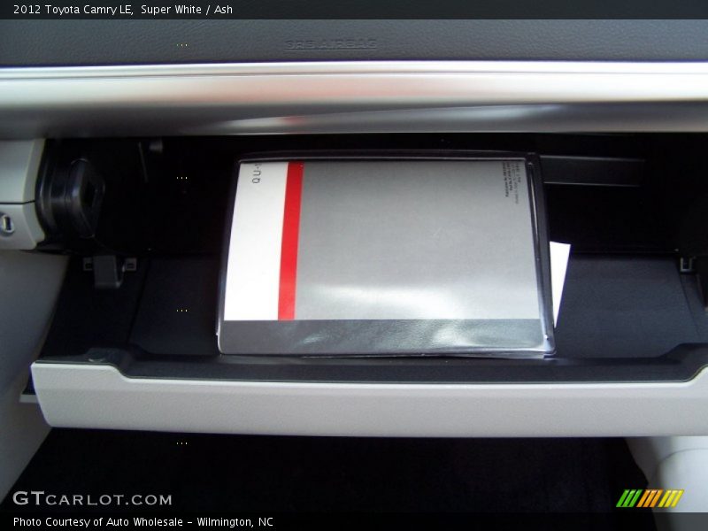 Super White / Ash 2012 Toyota Camry LE