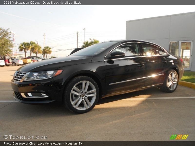 Deep Black Metallic / Black 2013 Volkswagen CC Lux