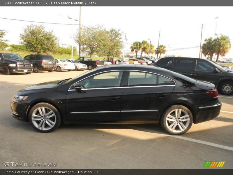 Deep Black Metallic / Black 2013 Volkswagen CC Lux