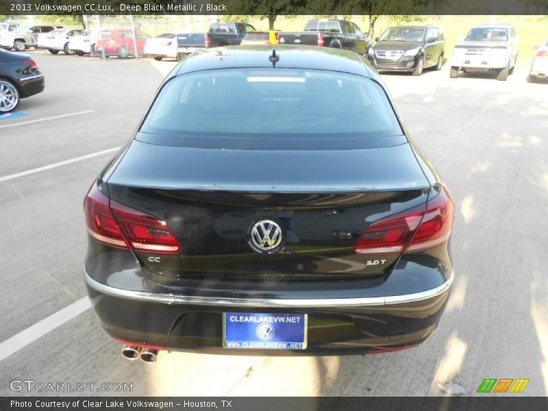 Deep Black Metallic / Black 2013 Volkswagen CC Lux