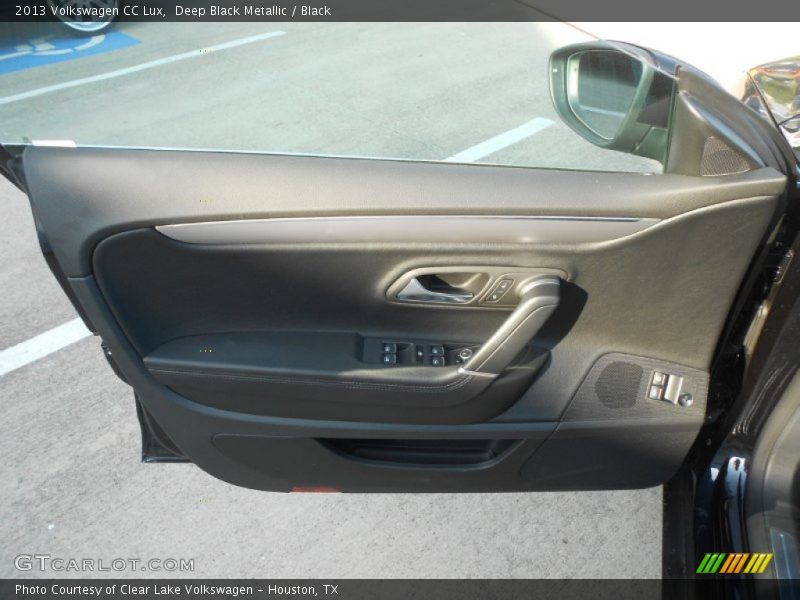 Deep Black Metallic / Black 2013 Volkswagen CC Lux