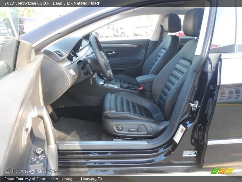 Deep Black Metallic / Black 2013 Volkswagen CC Lux