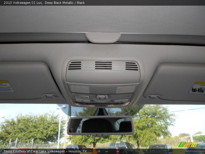 Deep Black Metallic / Black 2013 Volkswagen CC Lux