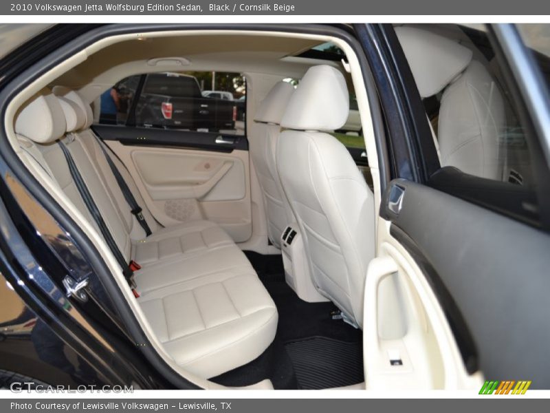 Black / Cornsilk Beige 2010 Volkswagen Jetta Wolfsburg Edition Sedan