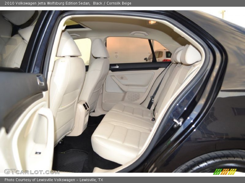 Black / Cornsilk Beige 2010 Volkswagen Jetta Wolfsburg Edition Sedan