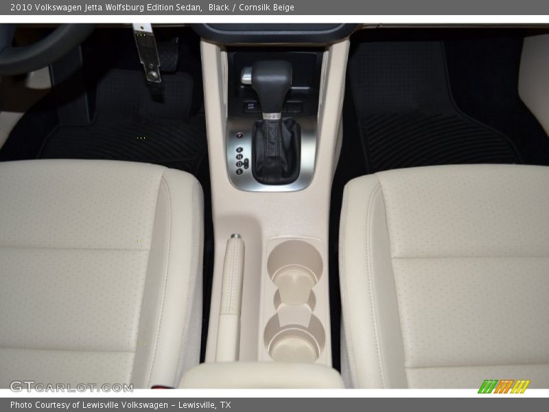 Black / Cornsilk Beige 2010 Volkswagen Jetta Wolfsburg Edition Sedan