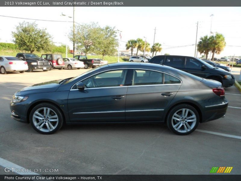 Island Gray Metallic / Desert Beige/Black 2013 Volkswagen CC Lux