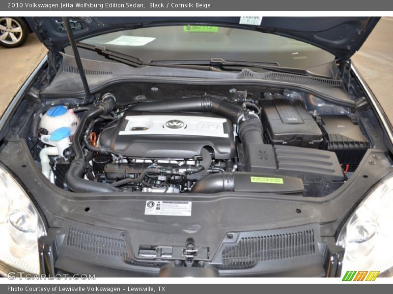 Black / Cornsilk Beige 2010 Volkswagen Jetta Wolfsburg Edition Sedan