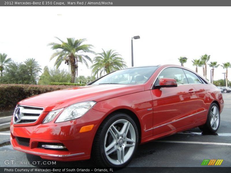 Mars Red / Almond/Mocha 2012 Mercedes-Benz E 350 Coupe
