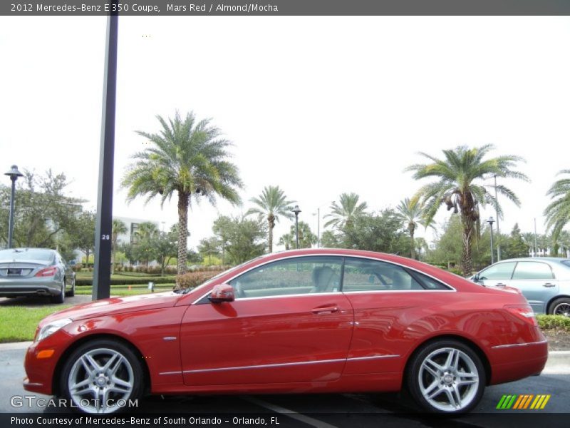 Mars Red / Almond/Mocha 2012 Mercedes-Benz E 350 Coupe
