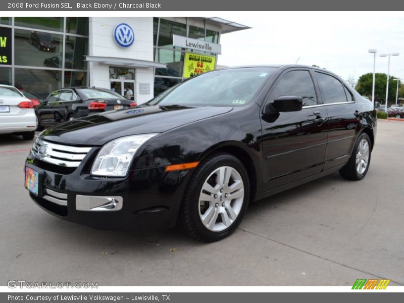 Black Ebony / Charcoal Black 2008 Ford Fusion SEL