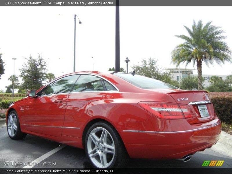 Mars Red / Almond/Mocha 2012 Mercedes-Benz E 350 Coupe
