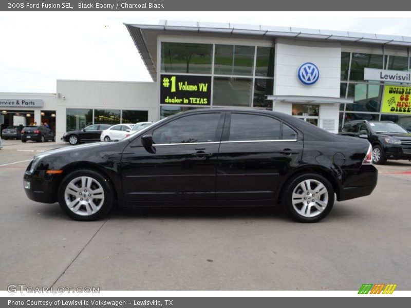 Black Ebony / Charcoal Black 2008 Ford Fusion SEL