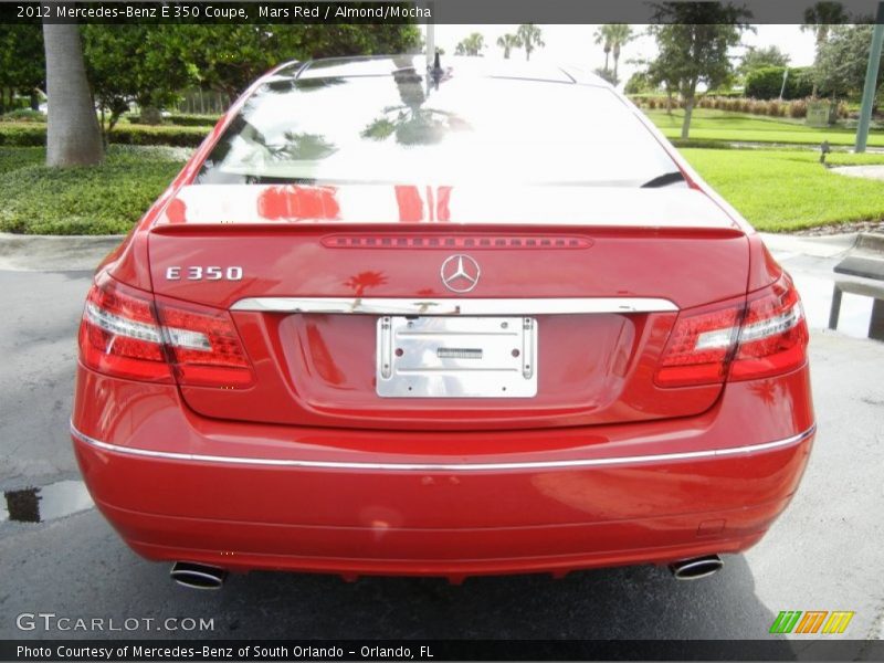 Mars Red / Almond/Mocha 2012 Mercedes-Benz E 350 Coupe