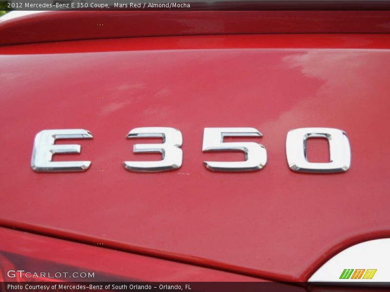 Mars Red / Almond/Mocha 2012 Mercedes-Benz E 350 Coupe