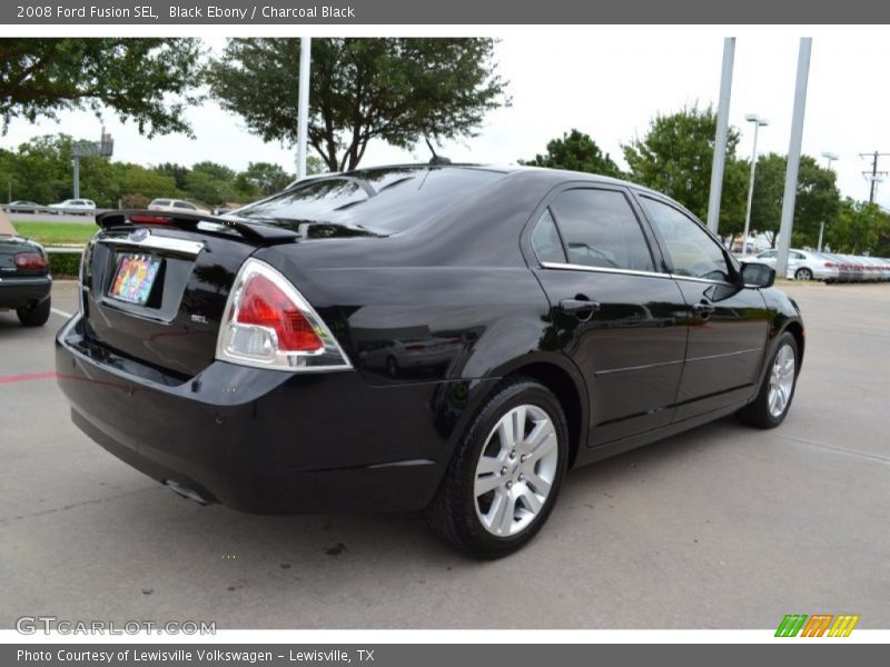 Black Ebony / Charcoal Black 2008 Ford Fusion SEL