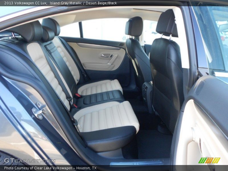 Island Gray Metallic / Desert Beige/Black 2013 Volkswagen CC Lux