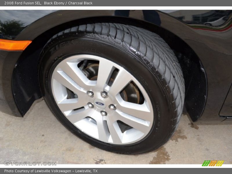 Black Ebony / Charcoal Black 2008 Ford Fusion SEL
