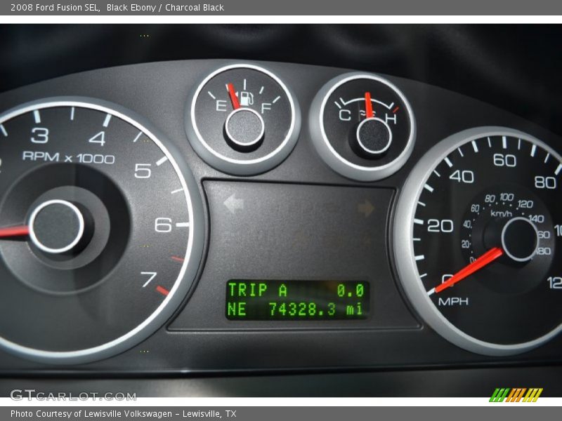 Black Ebony / Charcoal Black 2008 Ford Fusion SEL