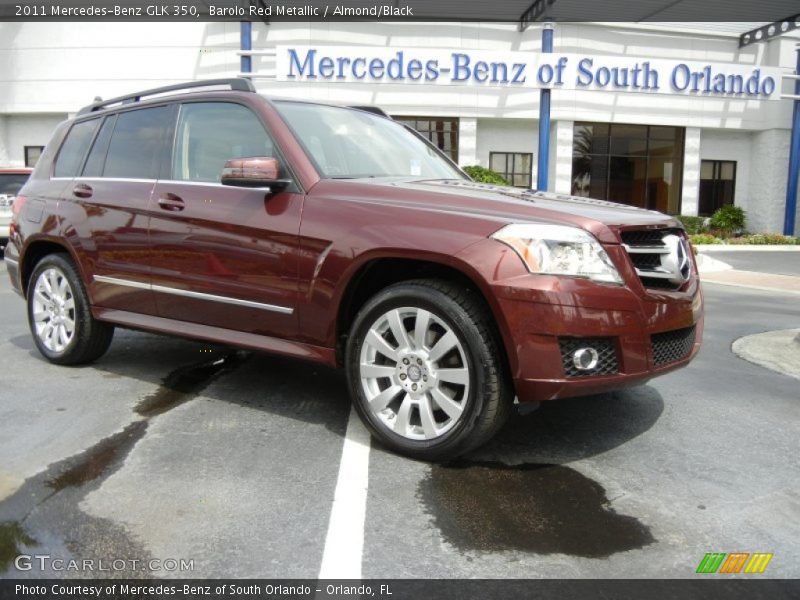 Barolo Red Metallic / Almond/Black 2011 Mercedes-Benz GLK 350