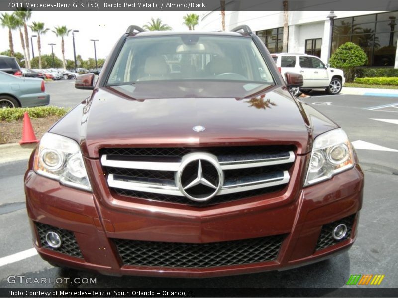Barolo Red Metallic / Almond/Black 2011 Mercedes-Benz GLK 350