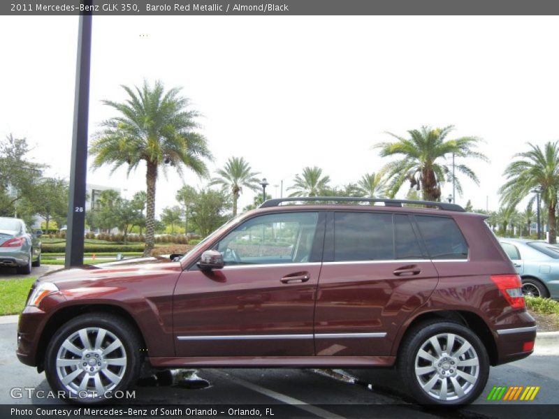 Barolo Red Metallic / Almond/Black 2011 Mercedes-Benz GLK 350