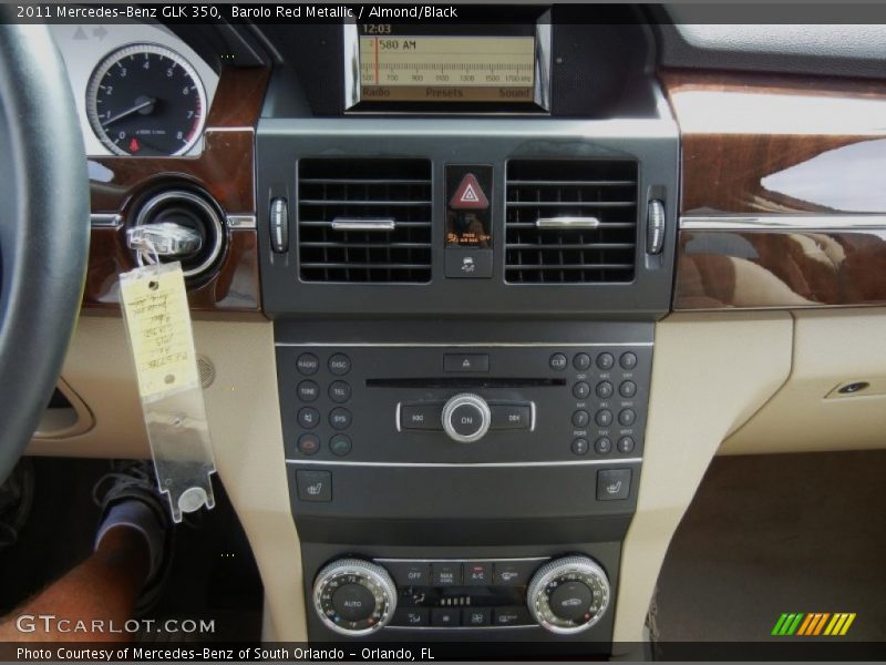 Barolo Red Metallic / Almond/Black 2011 Mercedes-Benz GLK 350