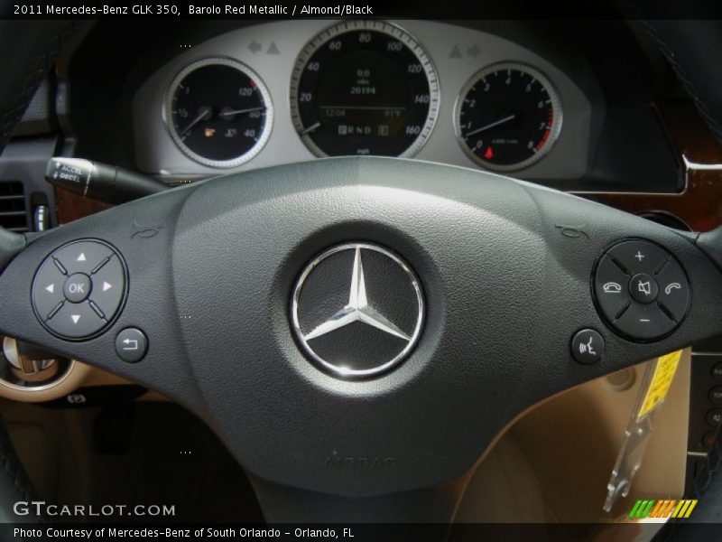 Barolo Red Metallic / Almond/Black 2011 Mercedes-Benz GLK 350
