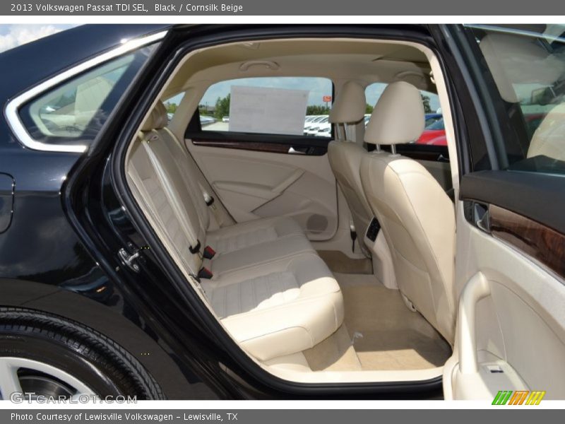 Black / Cornsilk Beige 2013 Volkswagen Passat TDI SEL