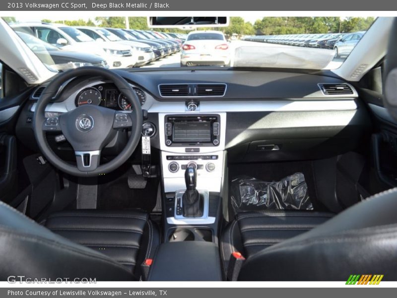 Deep Black Metallic / Black 2013 Volkswagen CC Sport